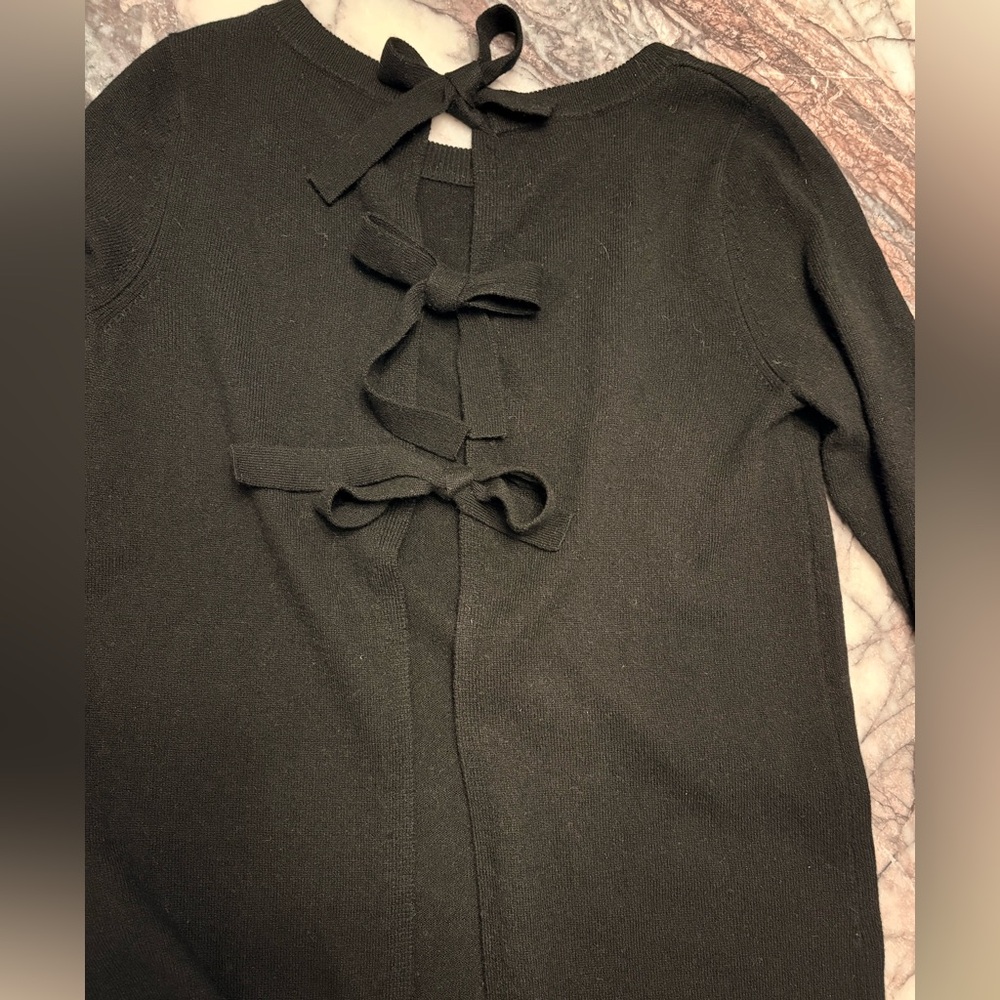 Cashmere Banana Republic Bow Back Sweater
